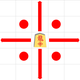 Movements of promoted rook